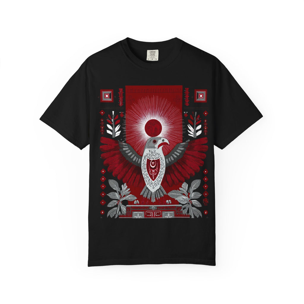 Tribal Inca Graphic T-Shirt — Celestial Bird Art Tee