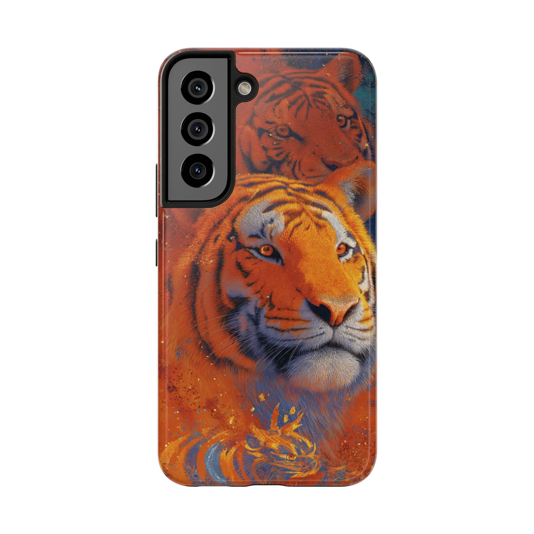 Tiger Portrait Tough Phone Case — Bold Orange Wildlife iPhone Protector