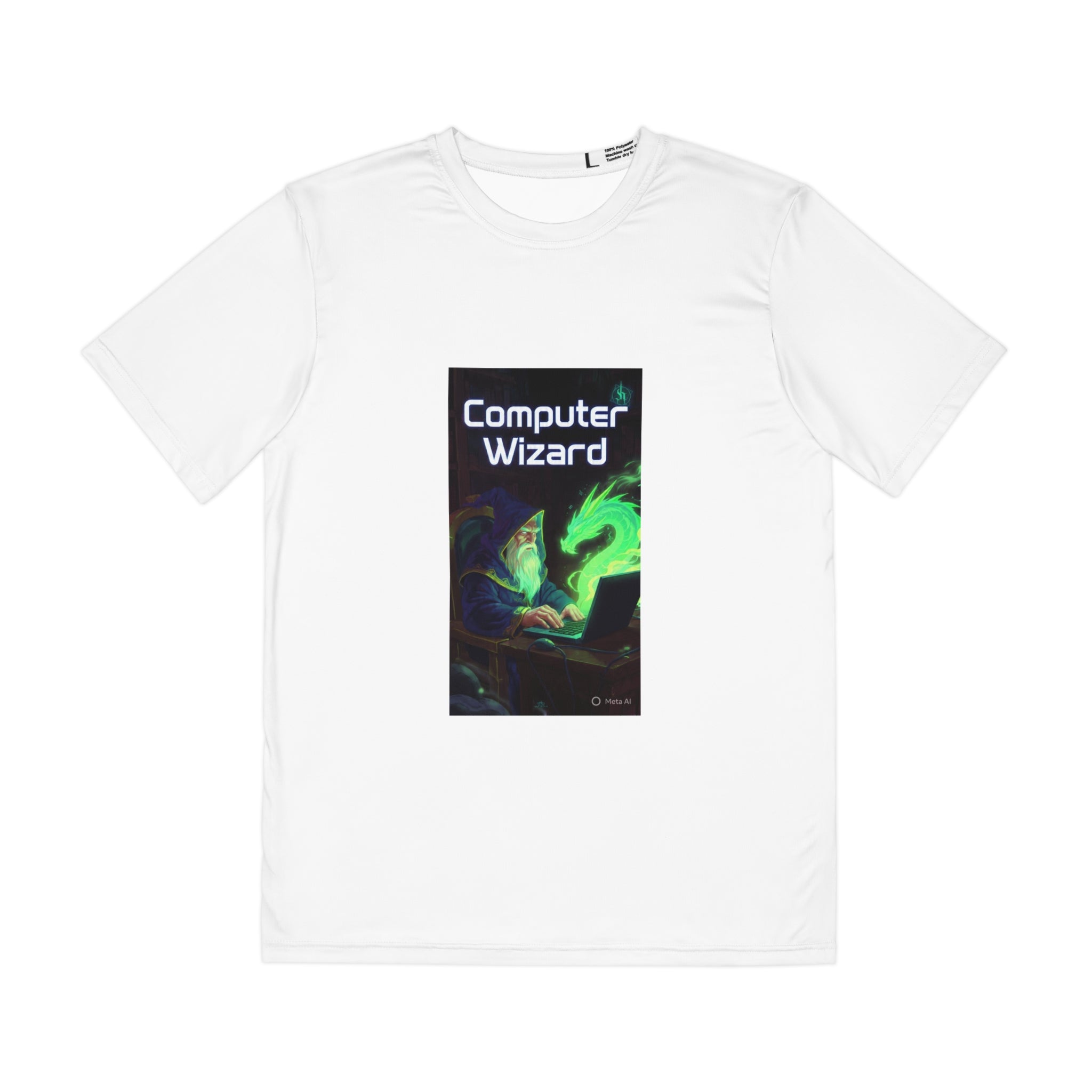 Computer Wizard Tee — Tech Geek Graphic T‑Shirt