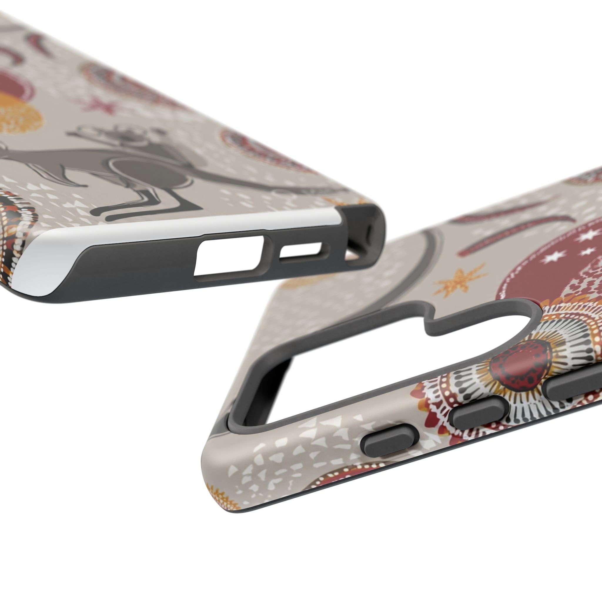Kangaroo & Koala Aboriginal Dot Art Phone Case – Protective Tough Case