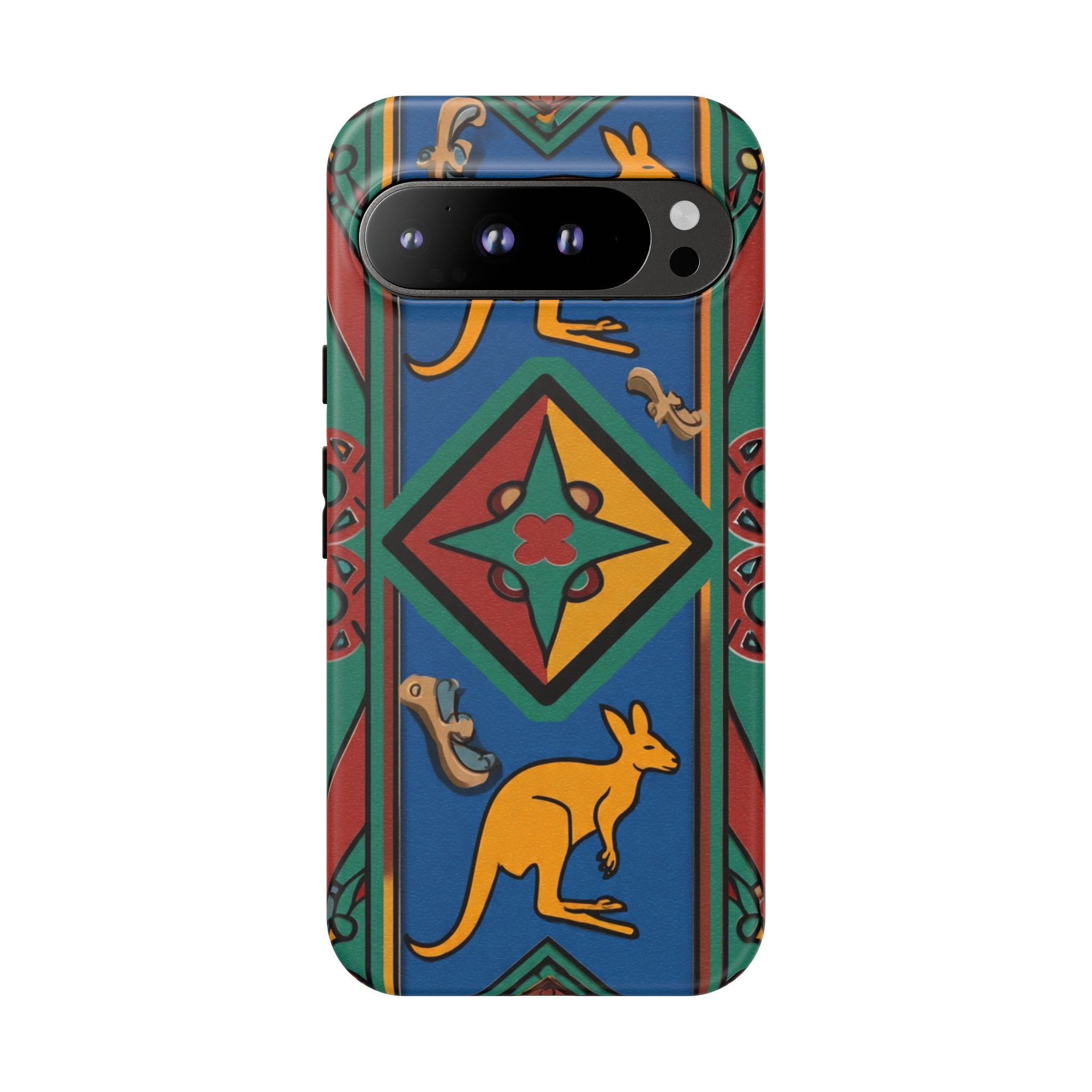 Kangaroo Tribal Pattern Tough Phone Case