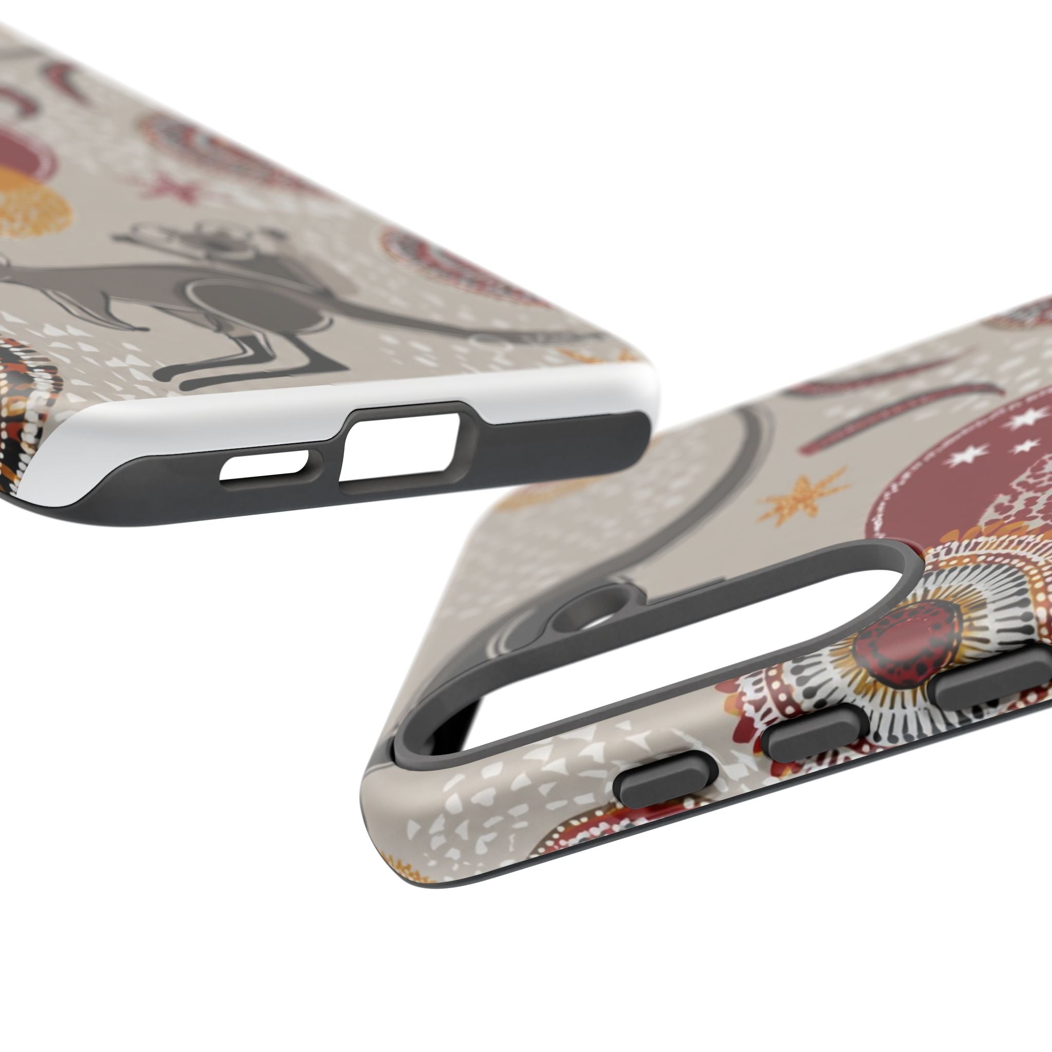 Kangaroo & Koala Aboriginal Dot Art Phone Case – Protective Tough Case