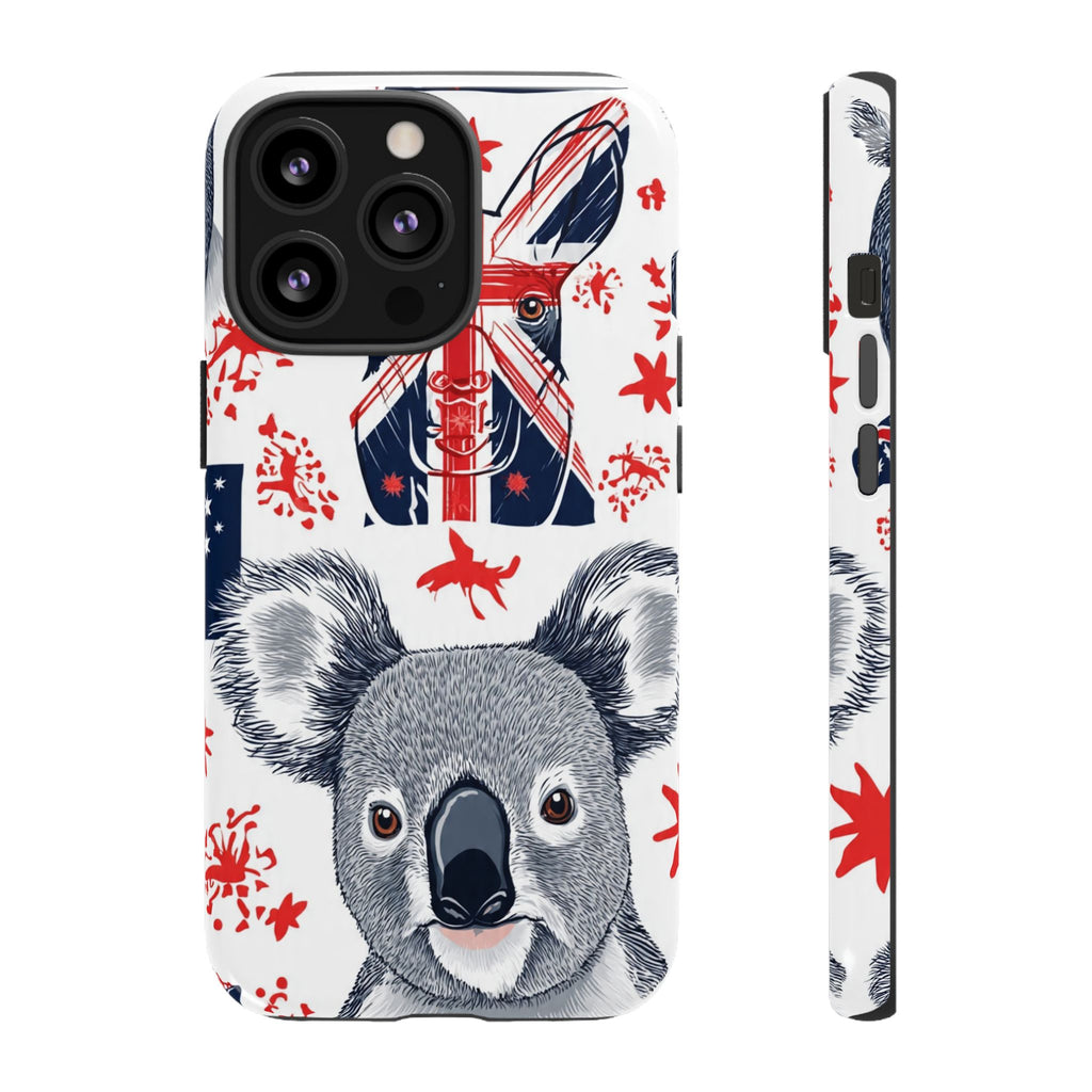 Koala Australia Flag Phone Case - Cute Aussie Animal Protective Case