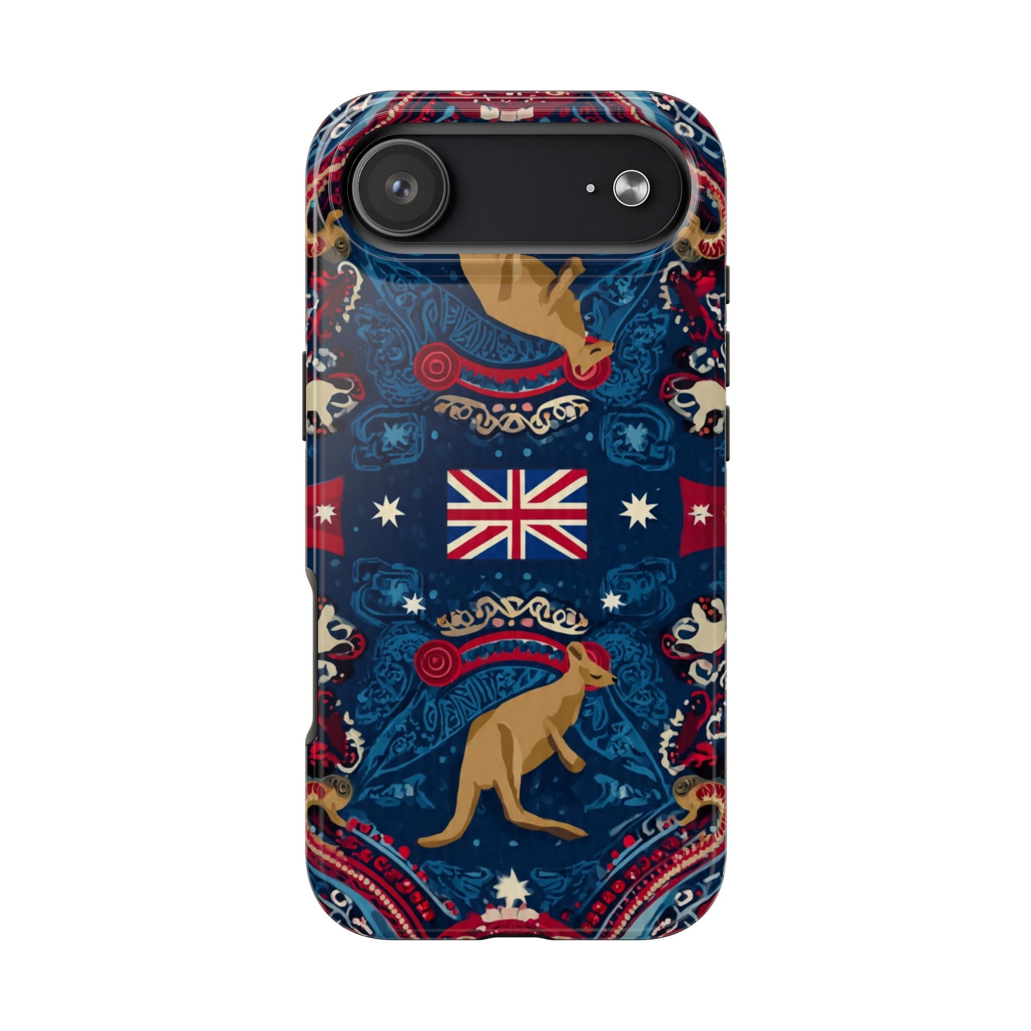 Australian Kangaroo Flag Tough Phone Case - Protective Patriotic iPhone Cover