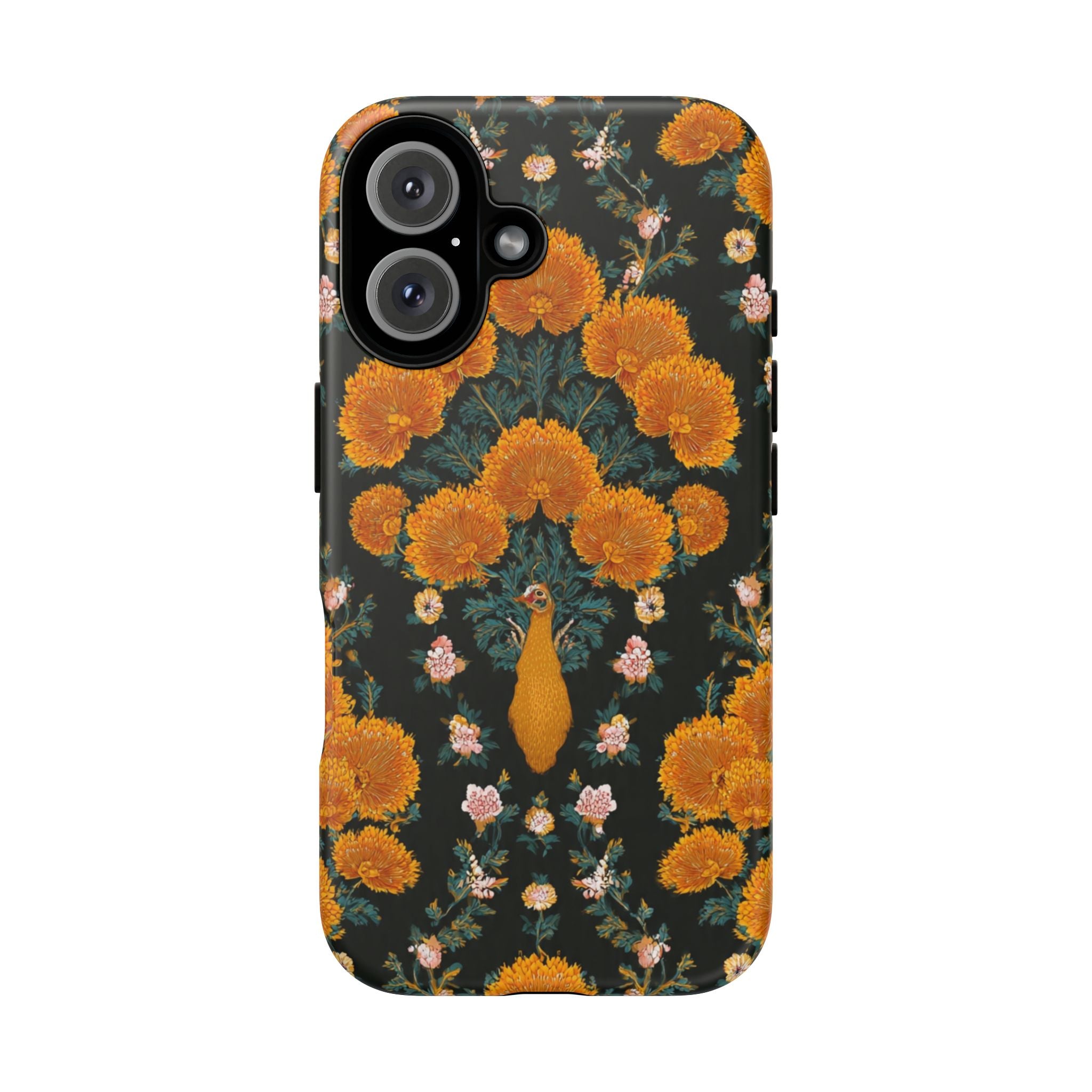 Marigold Mirror Phone Case — Floral Protective Phone Cover