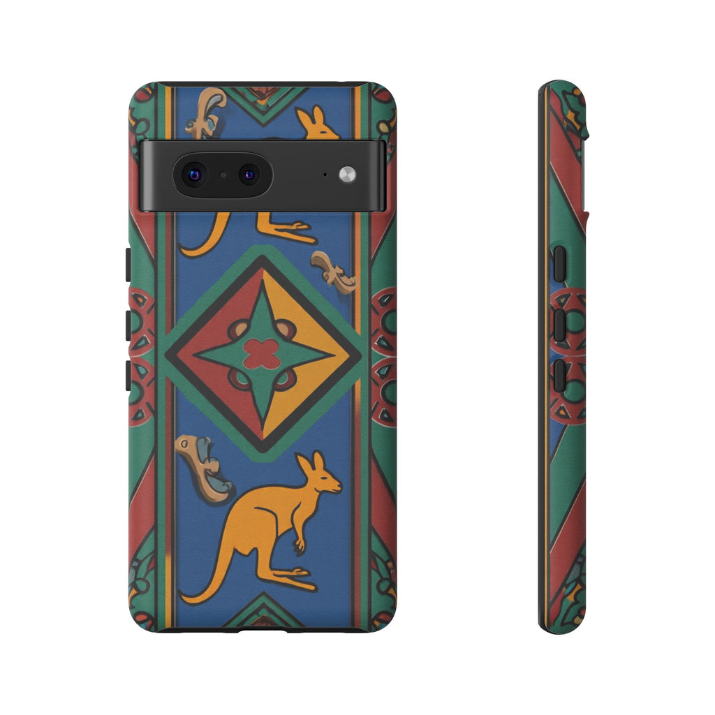 Kangaroo Tribal Pattern Tough Phone Case