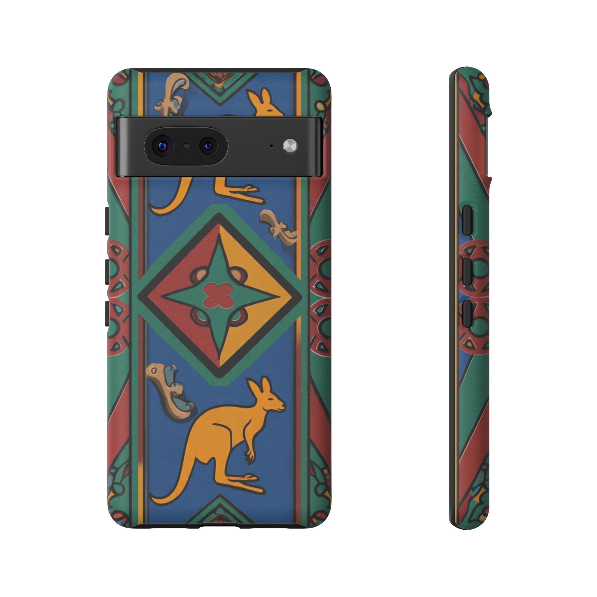 Kangaroo Tribal Pattern Tough Phone Case