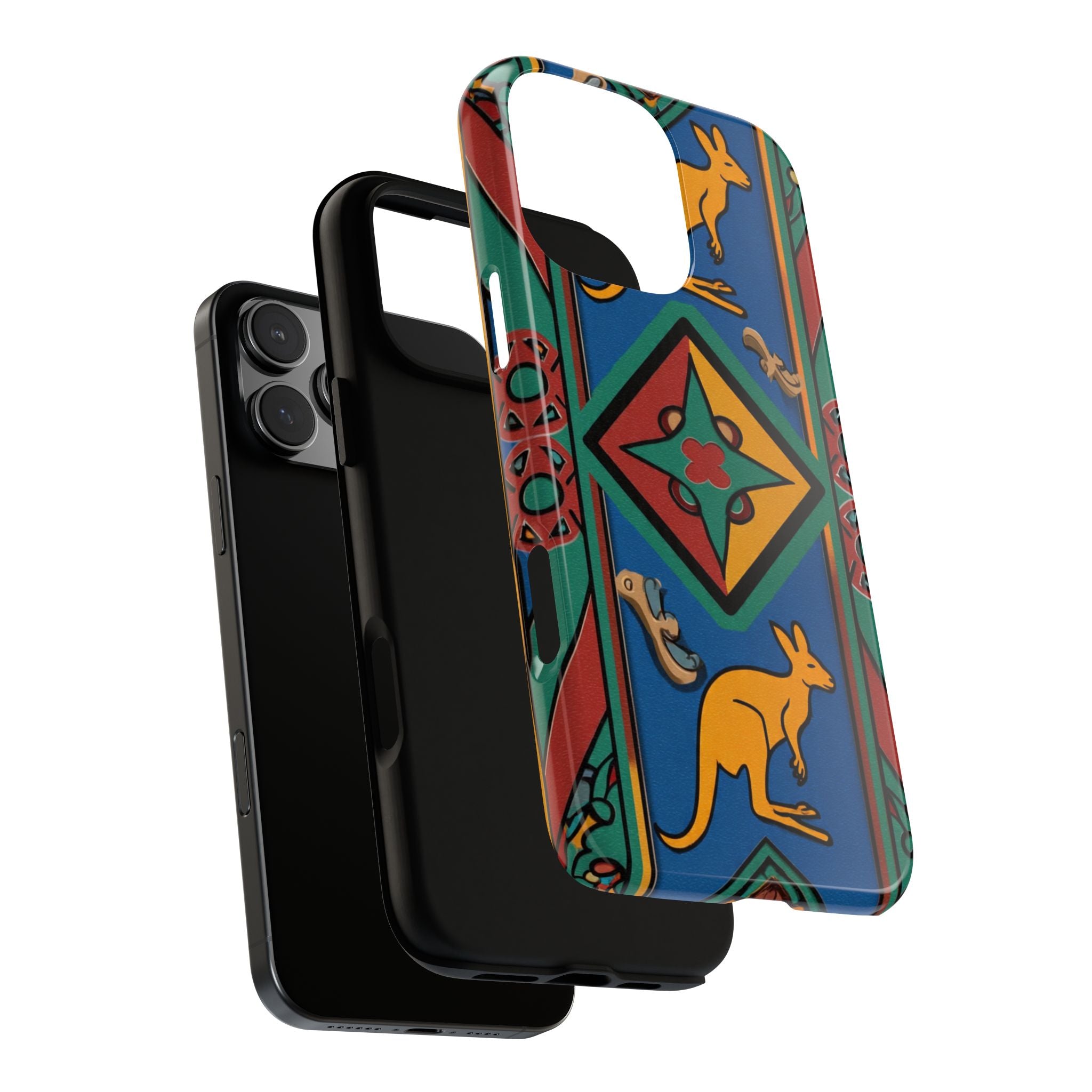 Kangaroo Tribal Pattern Tough Phone Case