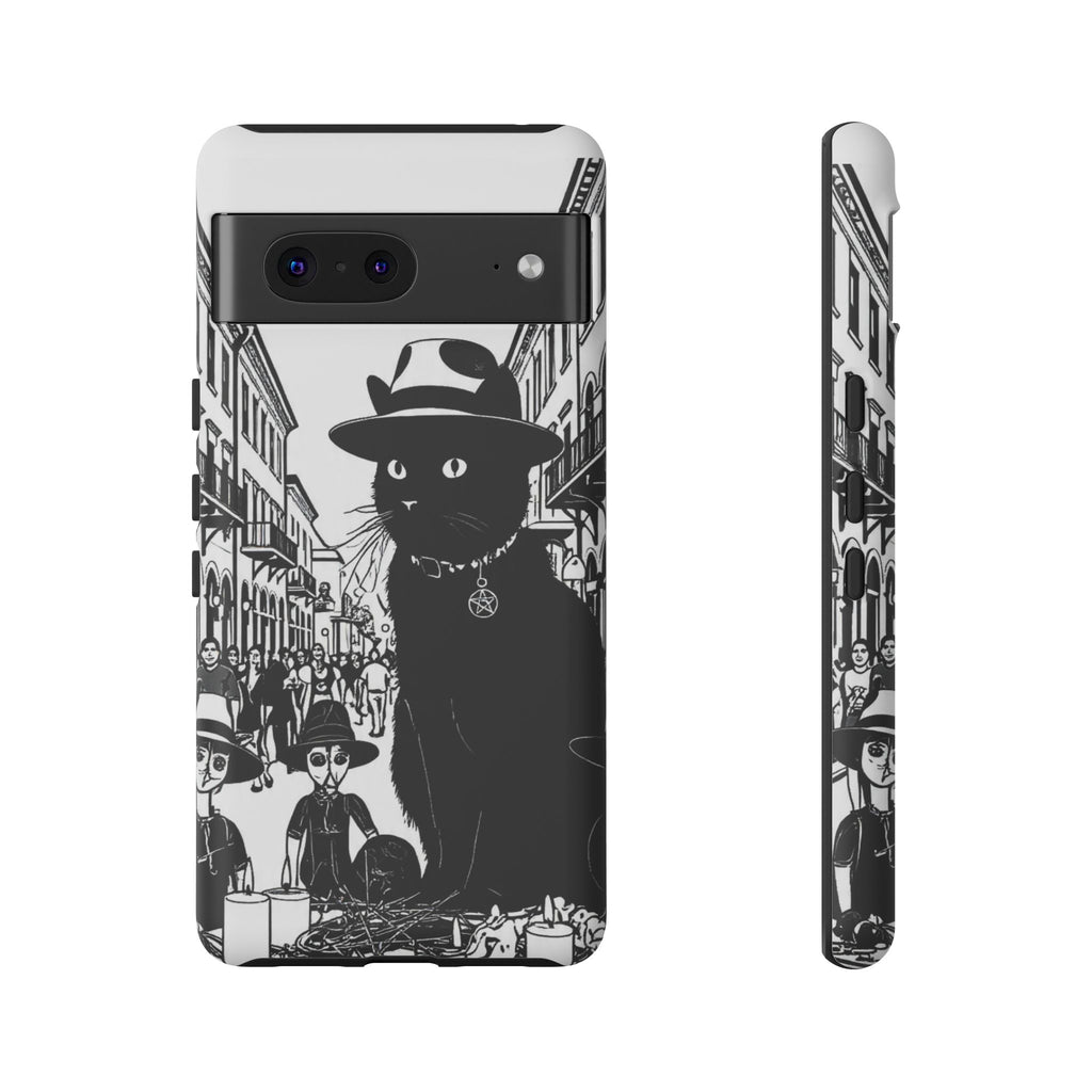 Phone Case — Noir Cat Street Art Design