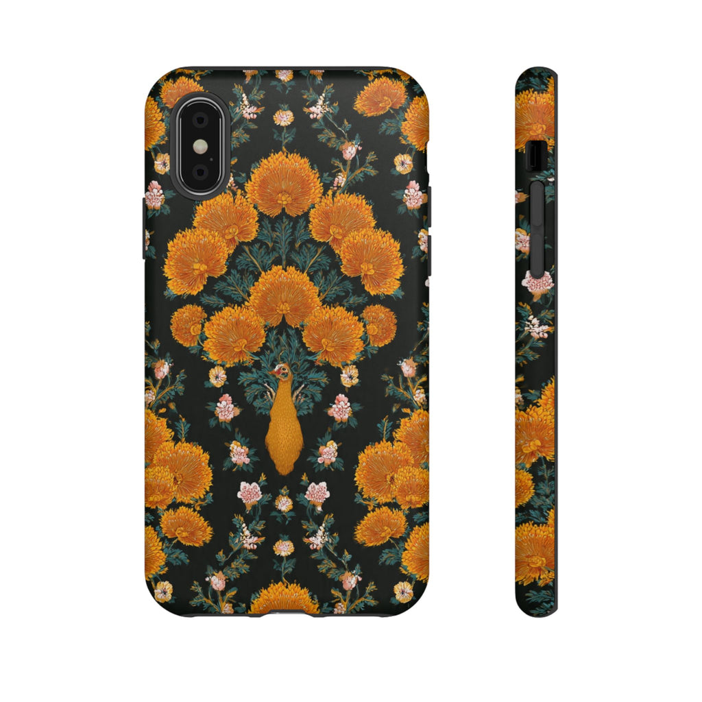 Marigold Mirror Phone Case — Floral Protective Phone Cover