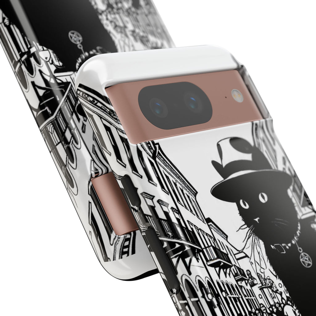 Phone Case — Noir Cat Street Art Design