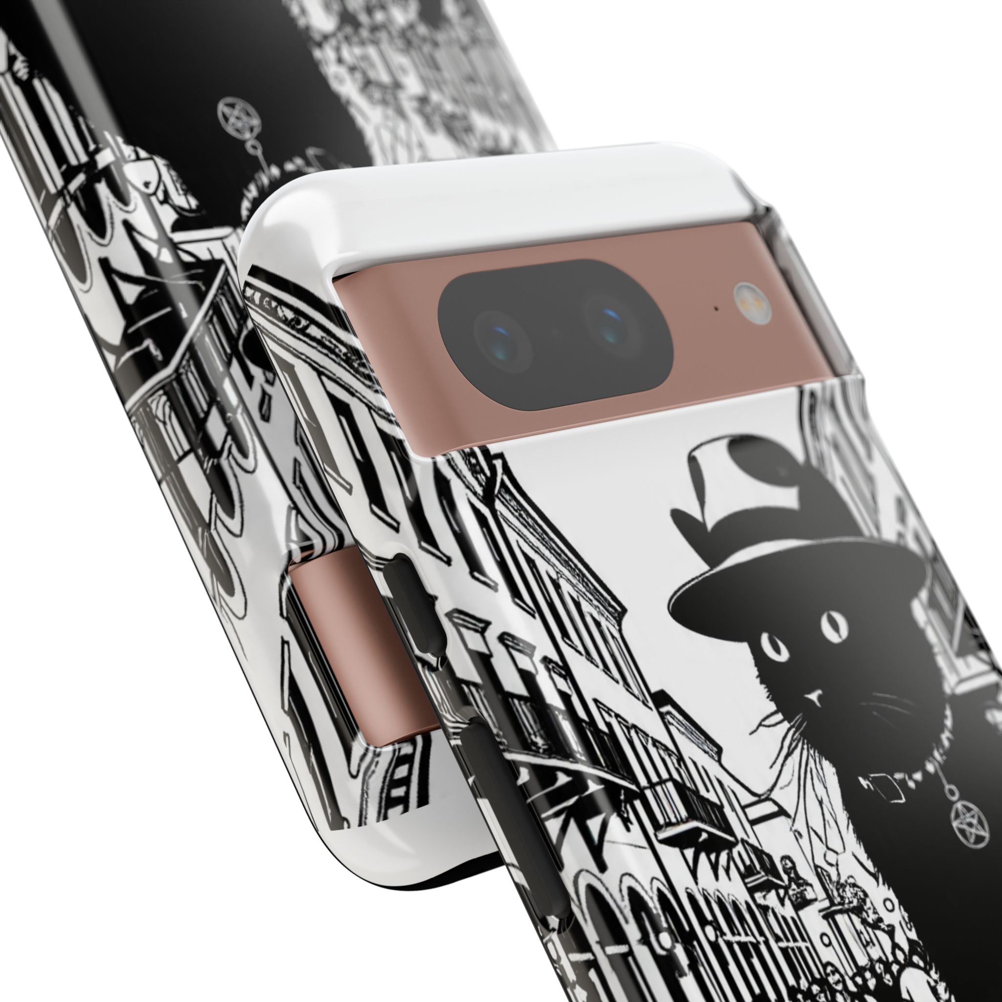Phone Case — Noir Cat Street Art Design