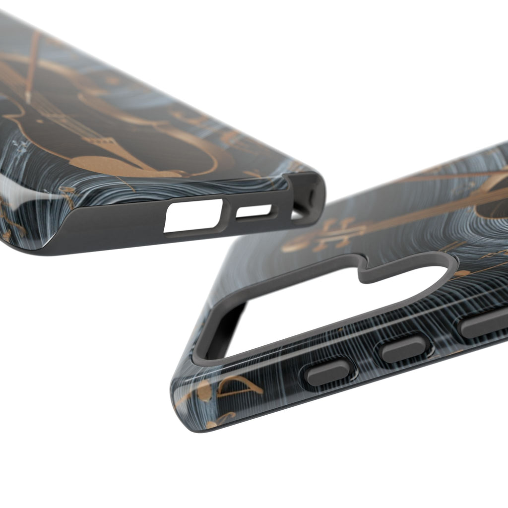 Violin Melody Tough Phone Case — Musical Instrument Art Protective Cover