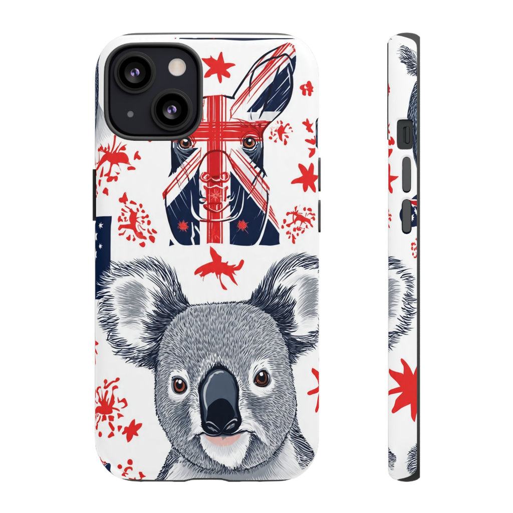 Koala Australia Flag Phone Case - Cute Aussie Animal Protective Case