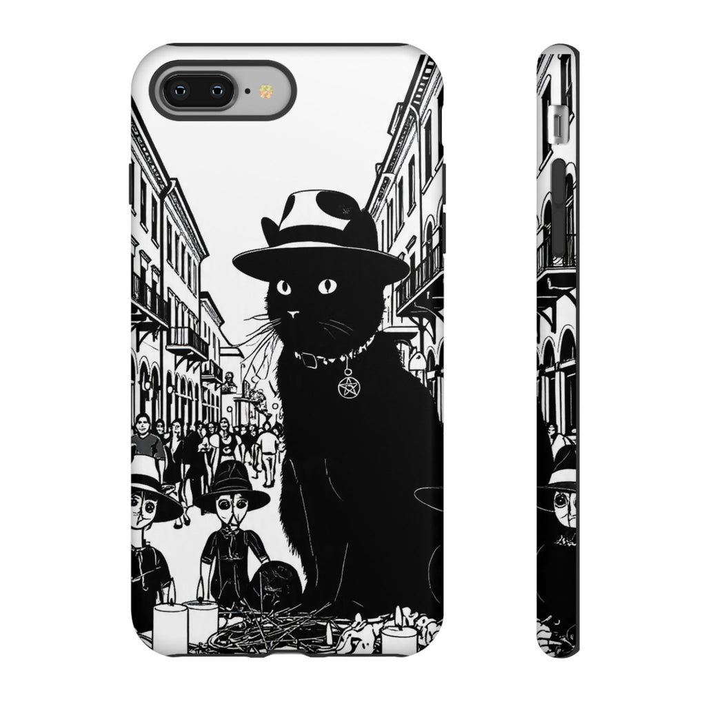 Phone Case — Noir Cat Street Art Design