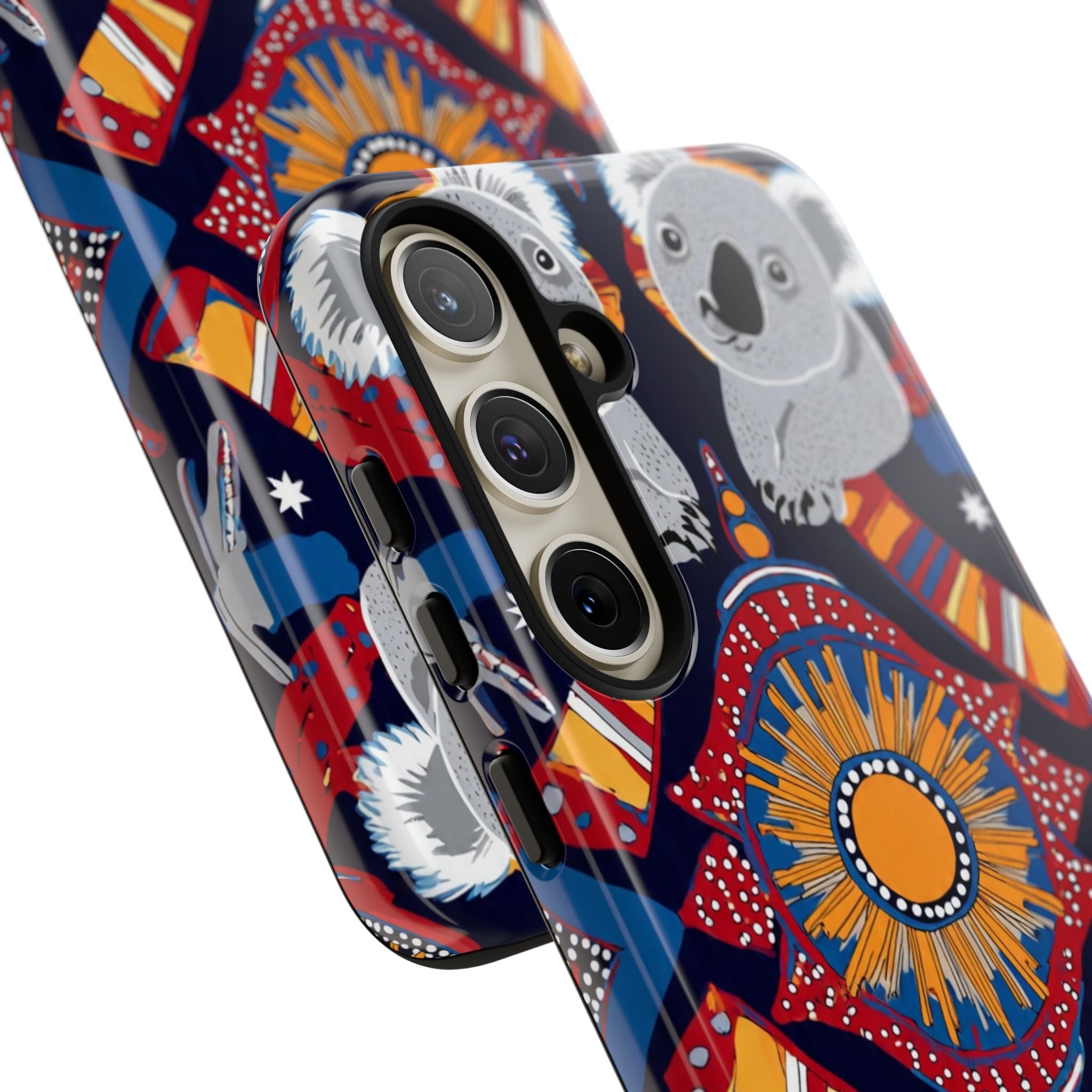 Koala Pattern Phone Case — Cute Indigenous-Inspired Design