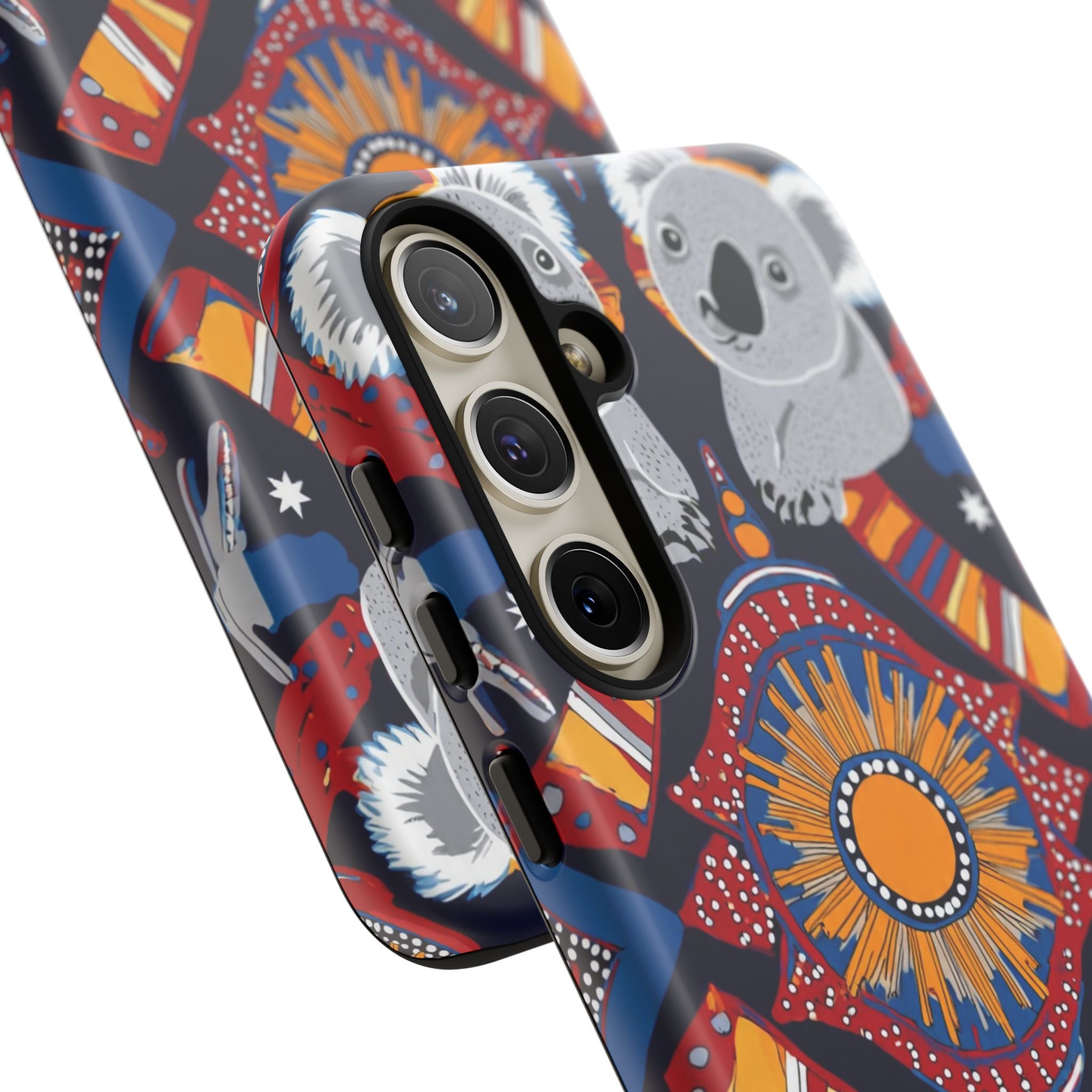 Koala Pattern Phone Case — Cute Indigenous-Inspired Design