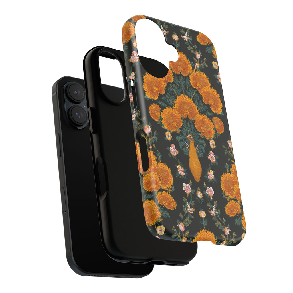 Marigold Mirror Phone Case — Floral Protective Phone Cover