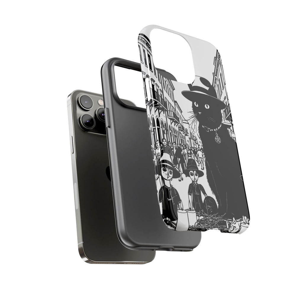 Phone Case — Noir Cat Street Art Design