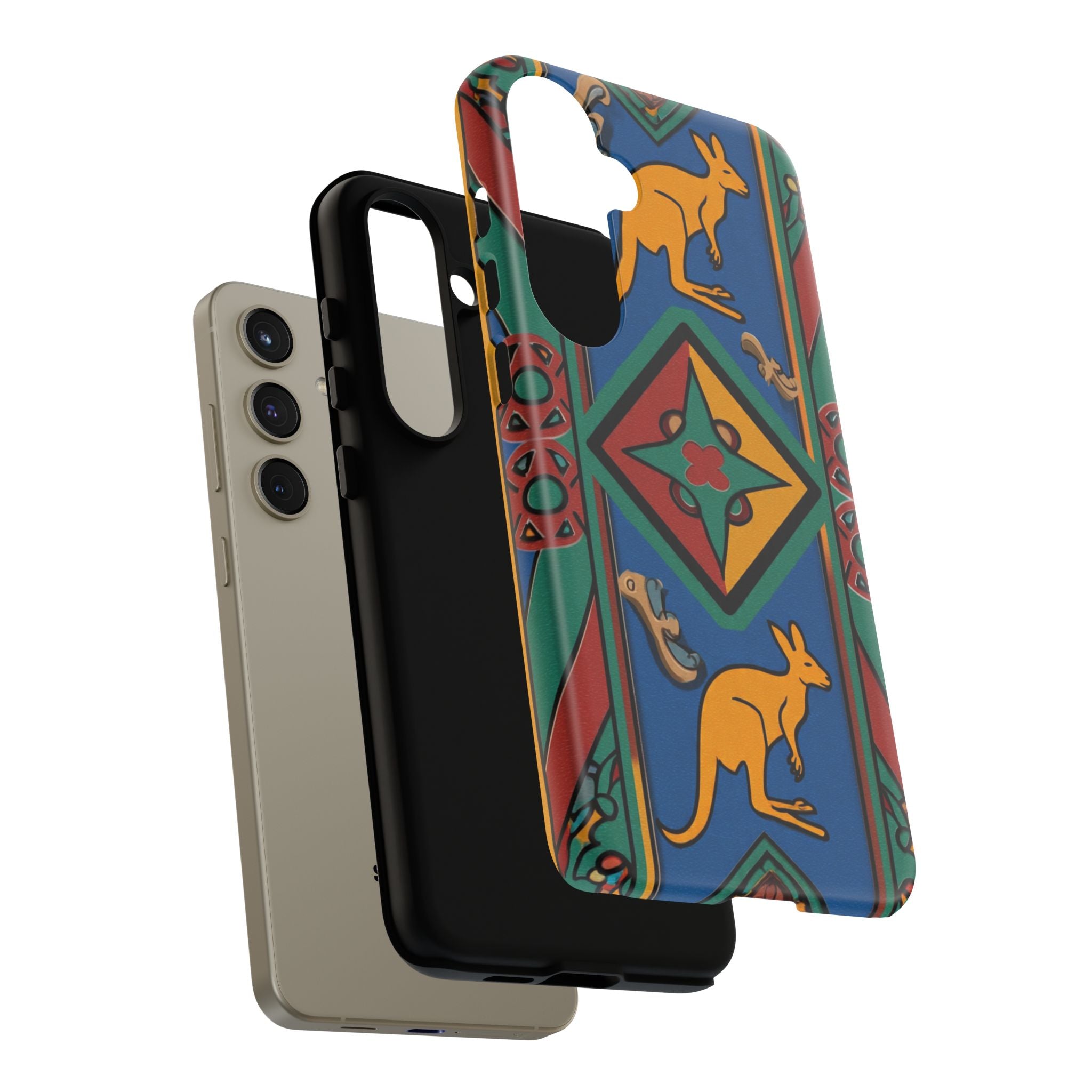 Kangaroo Tribal Pattern Tough Phone Case
