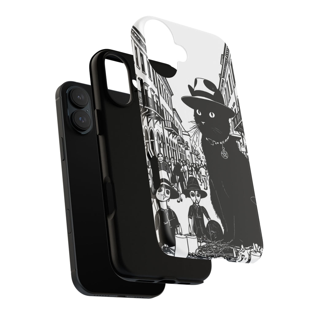 Phone Case — Noir Cat Street Art Design