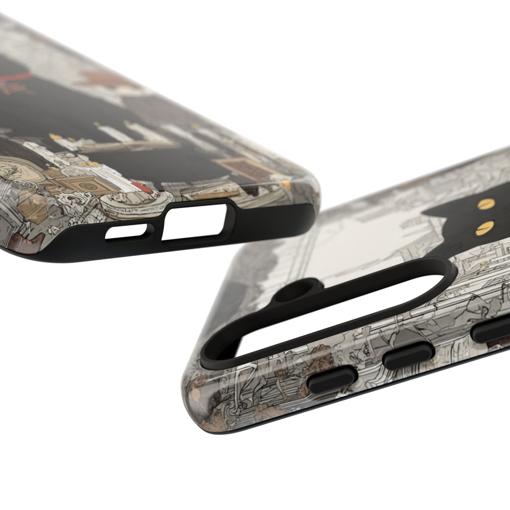 Witchy Black Cat Phone Case — Mystic Altar iPhone Cover