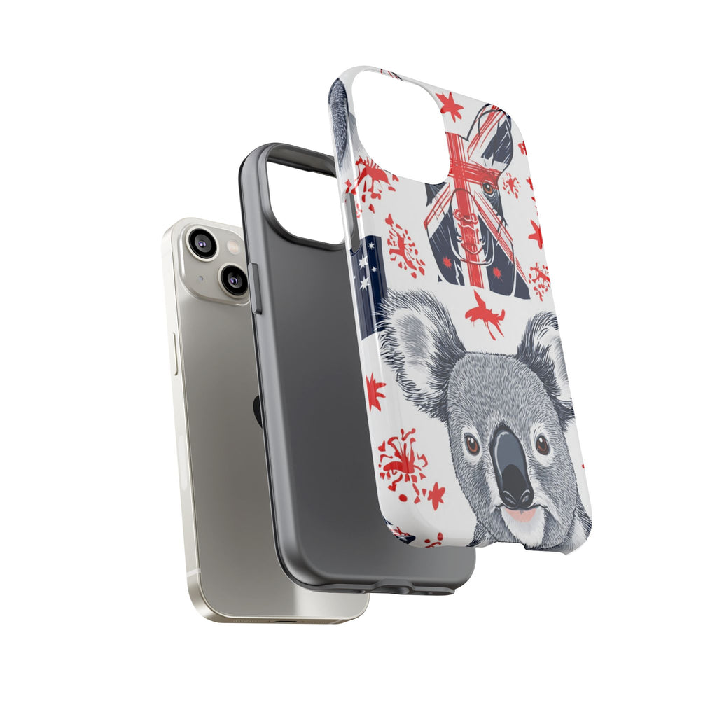 Koala Australia Flag Phone Case - Cute Aussie Animal Protective Case