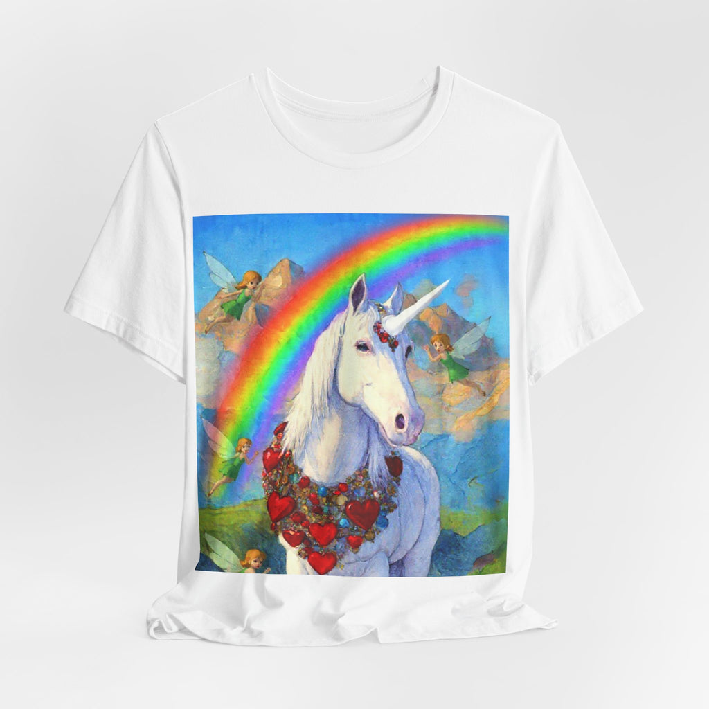 Bright Unicorn Unisex Jersey Short Sleeve Tee