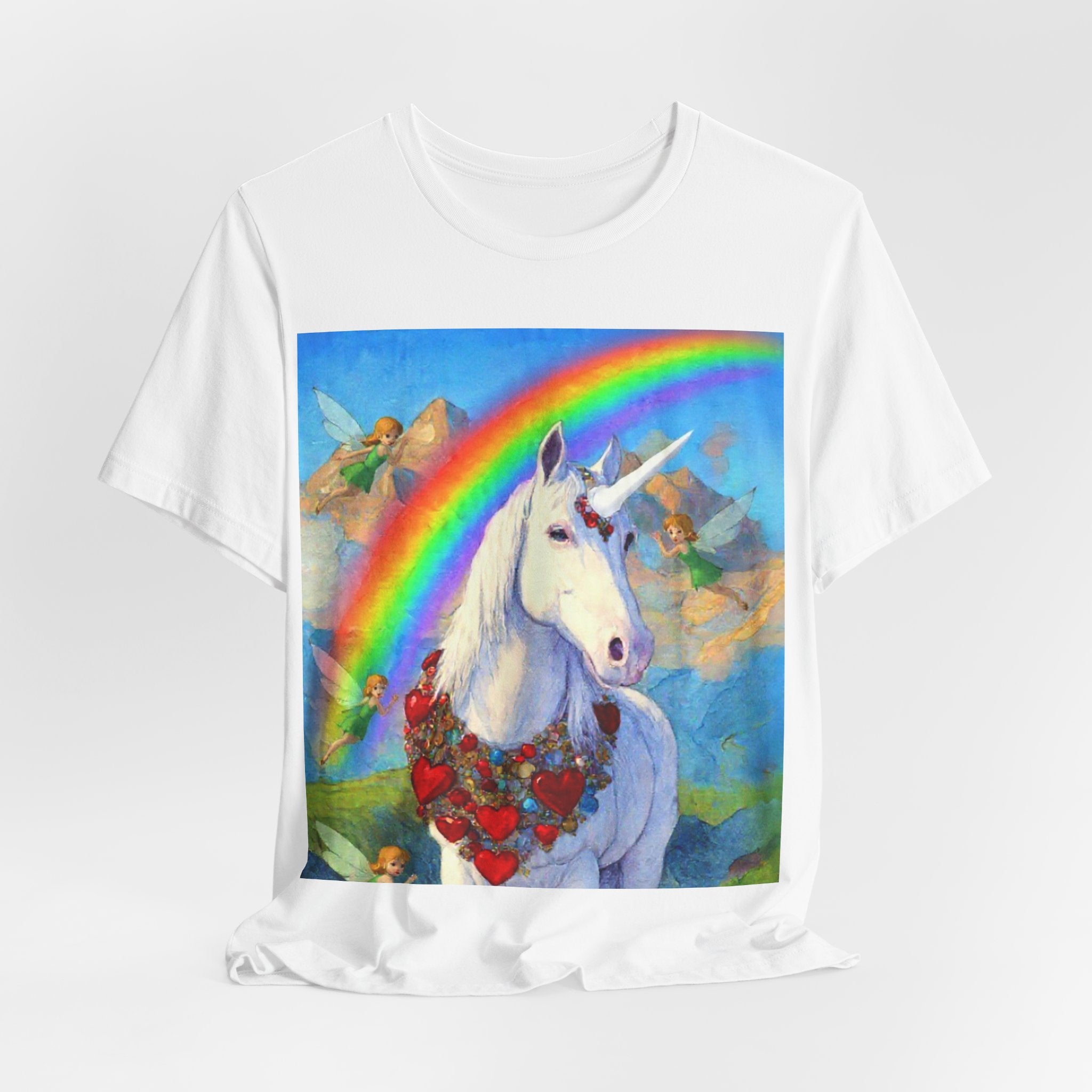 Bright Unicorn Unisex Jersey Short Sleeve Tee