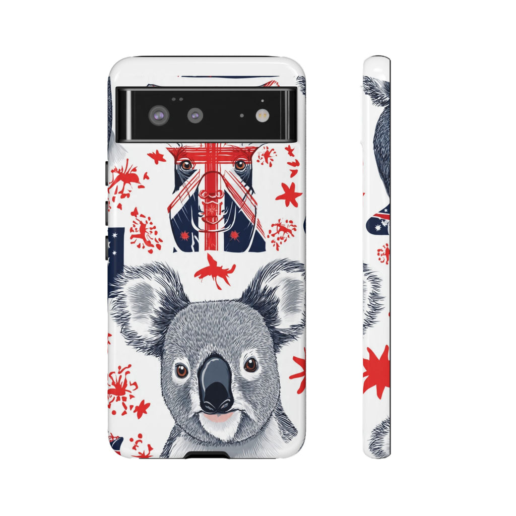 Koala Australia Flag Phone Case - Cute Aussie Animal Protective Case