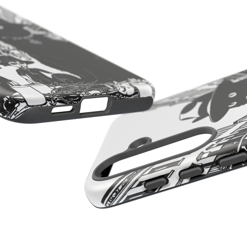 Phone Case — Noir Cat Street Art Design