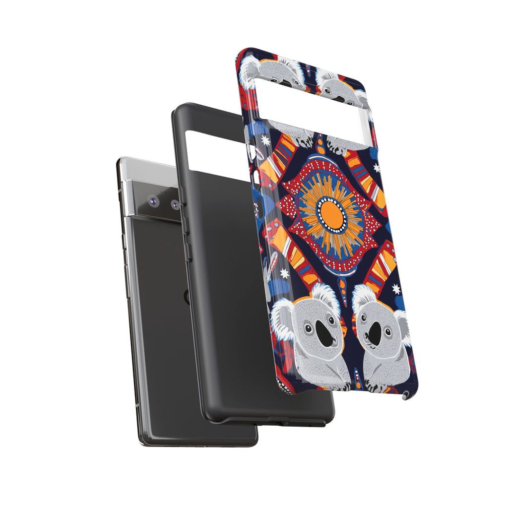 Koala Pattern Phone Case — Cute Indigenous-Inspired Design