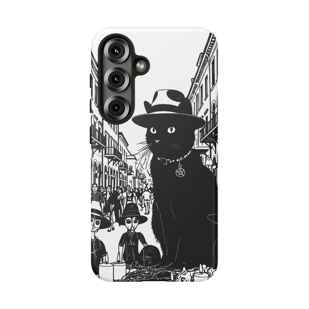 Phone Case — Noir Cat Street Art Design