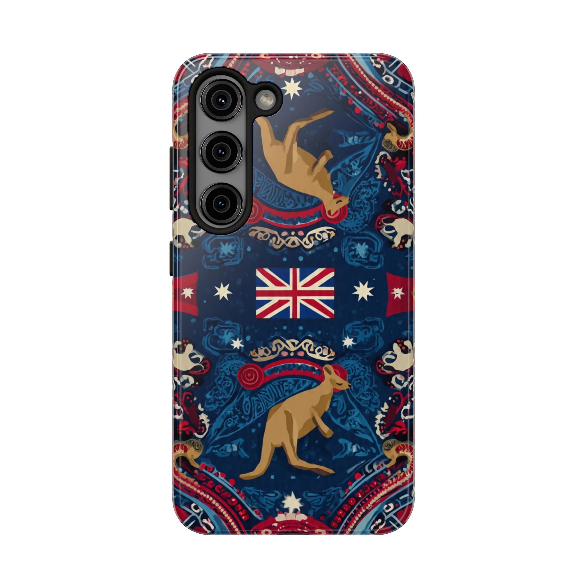 Australian Kangaroo Flag Tough Phone Case - Protective Patriotic iPhone Cover