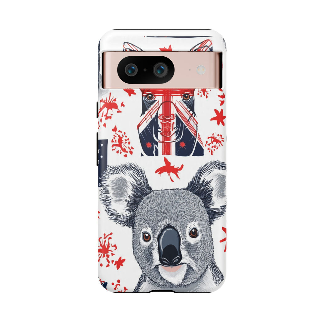 Koala Australia Flag Phone Case - Cute Aussie Animal Protective Case