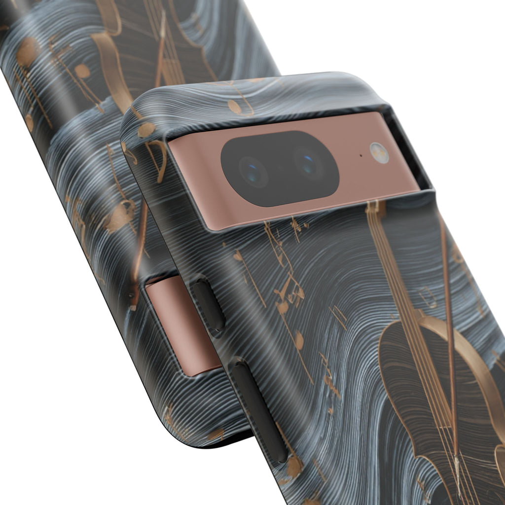 Violin Melody Tough Phone Case — Musical Instrument Art Protective Cover