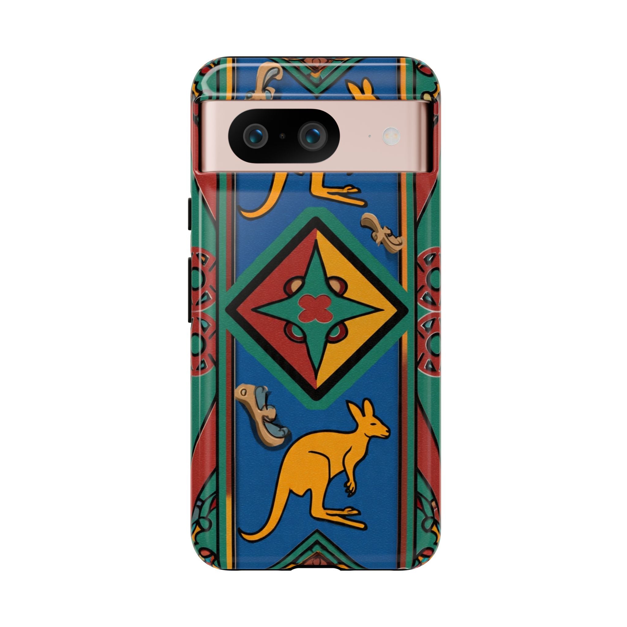 Kangaroo Tribal Pattern Tough Phone Case