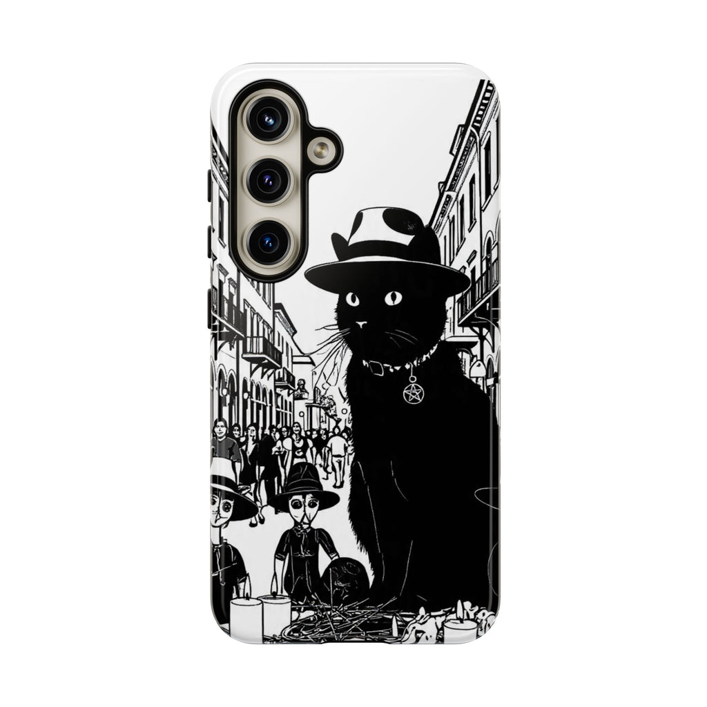 Phone Case — Noir Cat Street Art Design