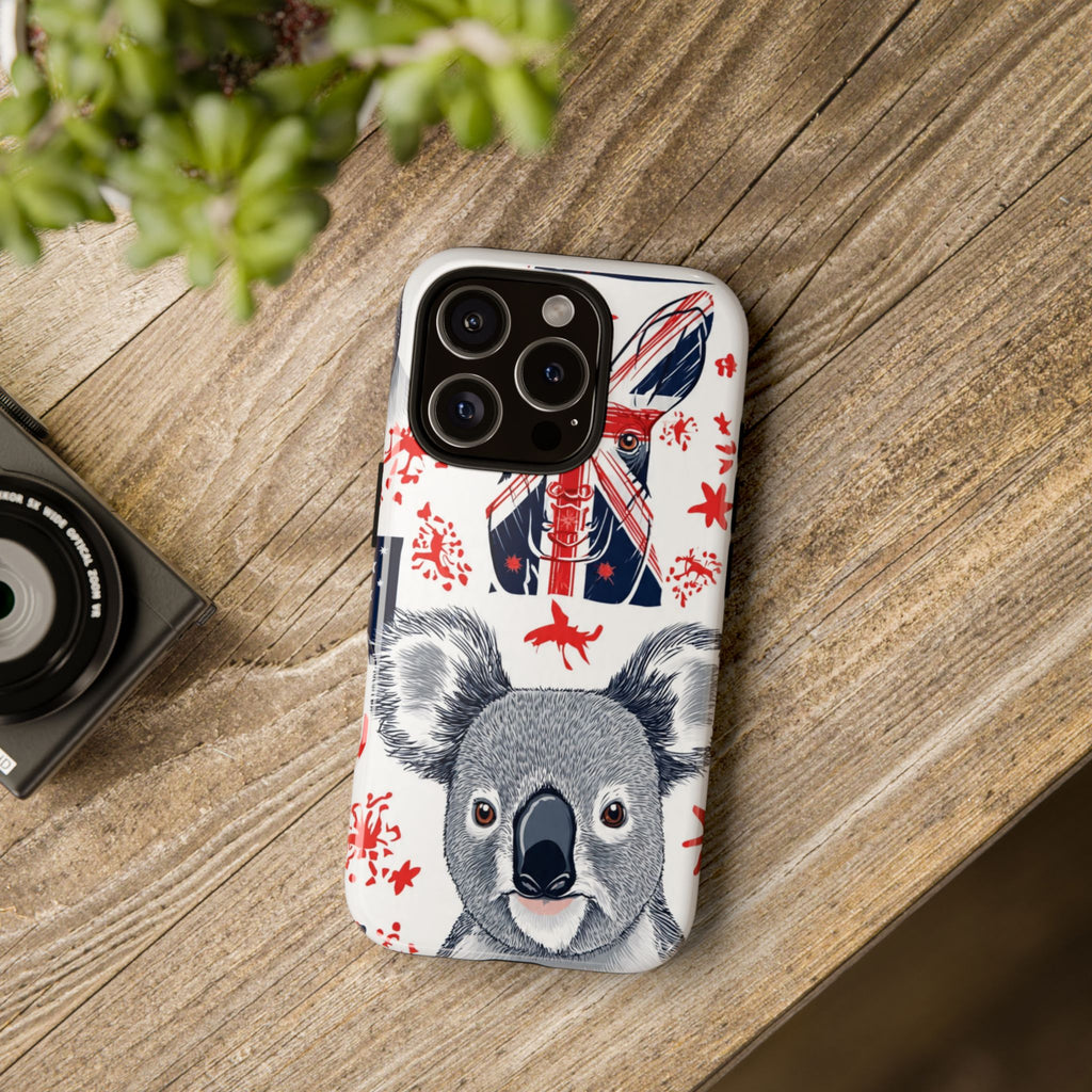 Koala Australia Flag Phone Case - Cute Aussie Animal Protective Case