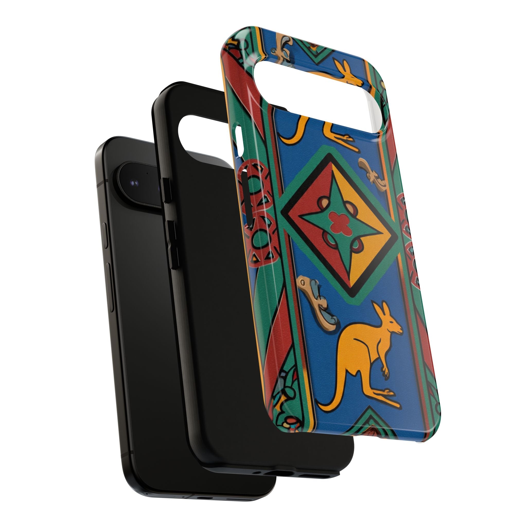 Kangaroo Tribal Pattern Tough Phone Case