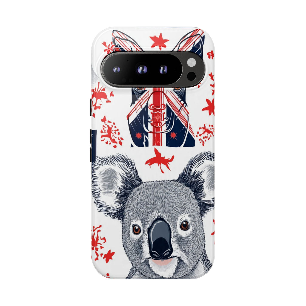 Koala Australia Flag Phone Case - Cute Aussie Animal Protective Case