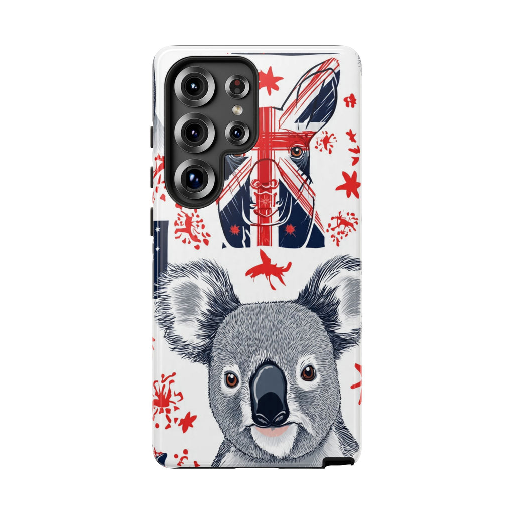 Koala Australia Flag Phone Case - Cute Aussie Animal Protective Case