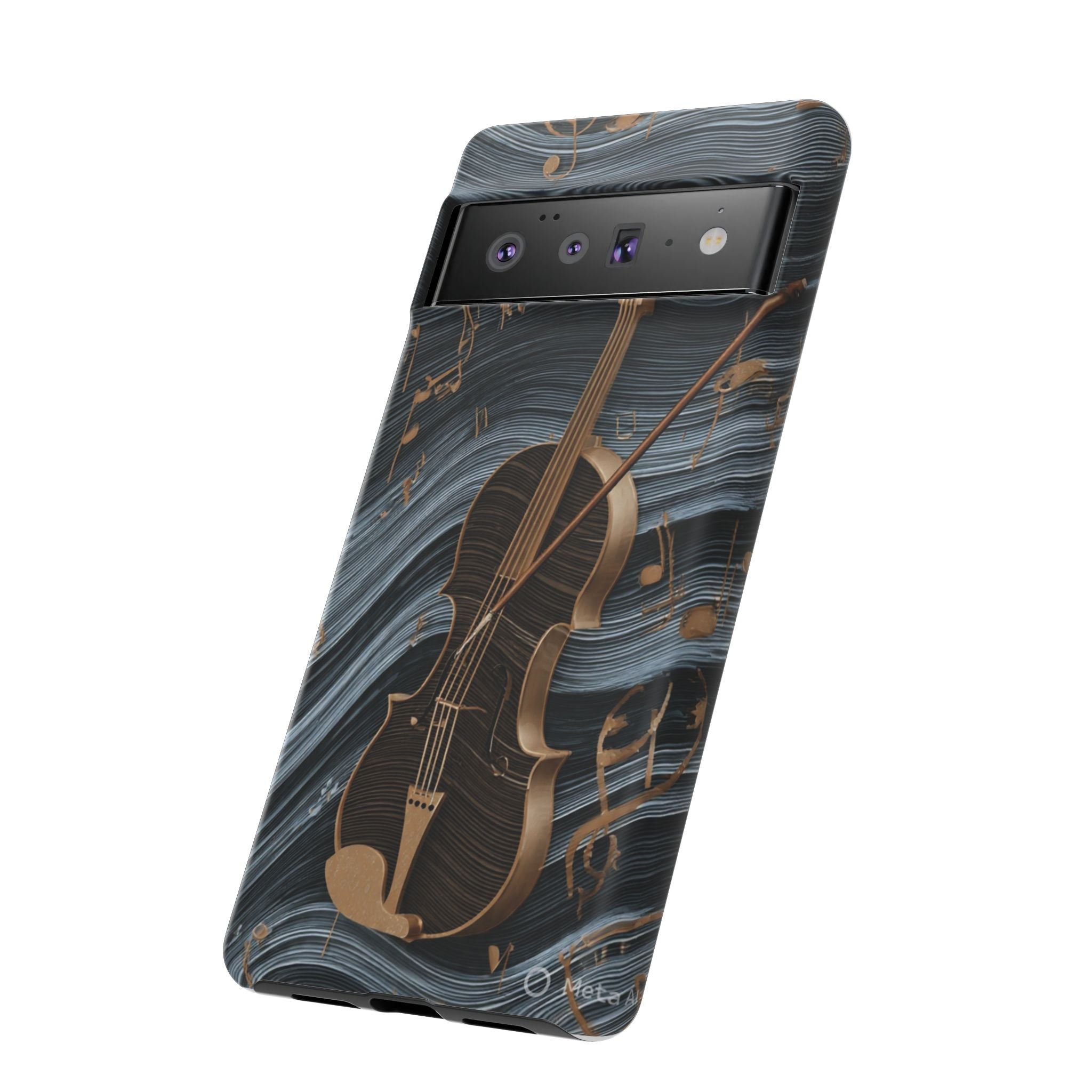 Violin Melody Tough Phone Case — Musical Instrument Art Protective Cover