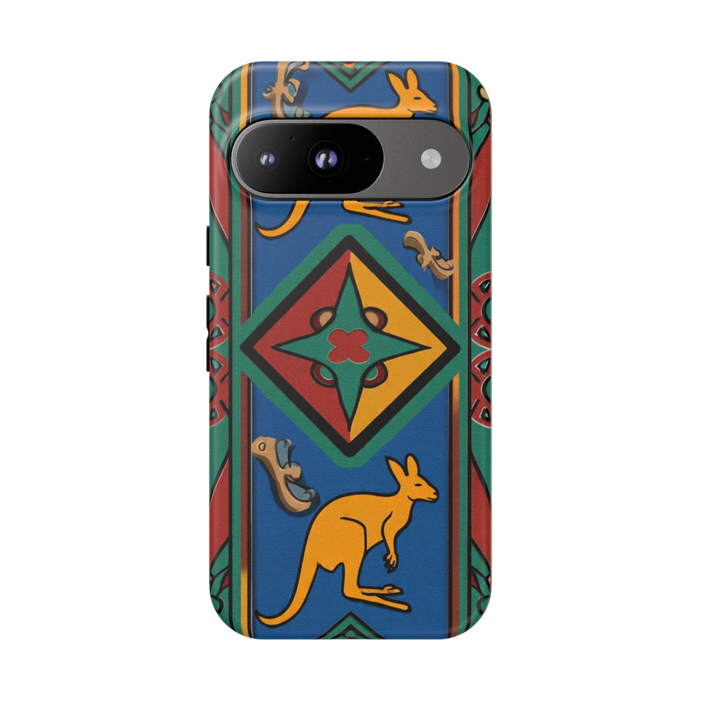 Kangaroo Tribal Pattern Tough Phone Case