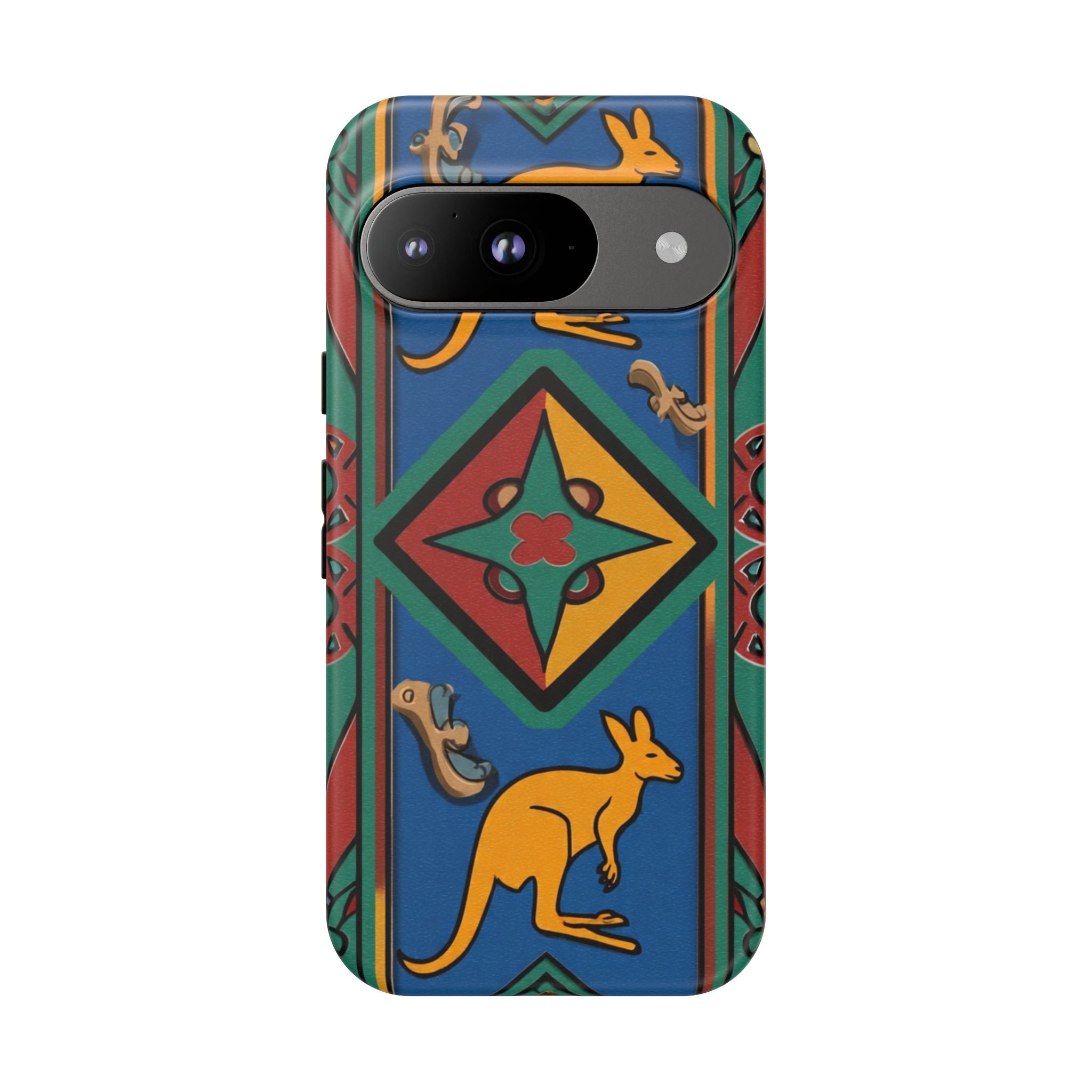 Kangaroo Tribal Pattern Tough Phone Case