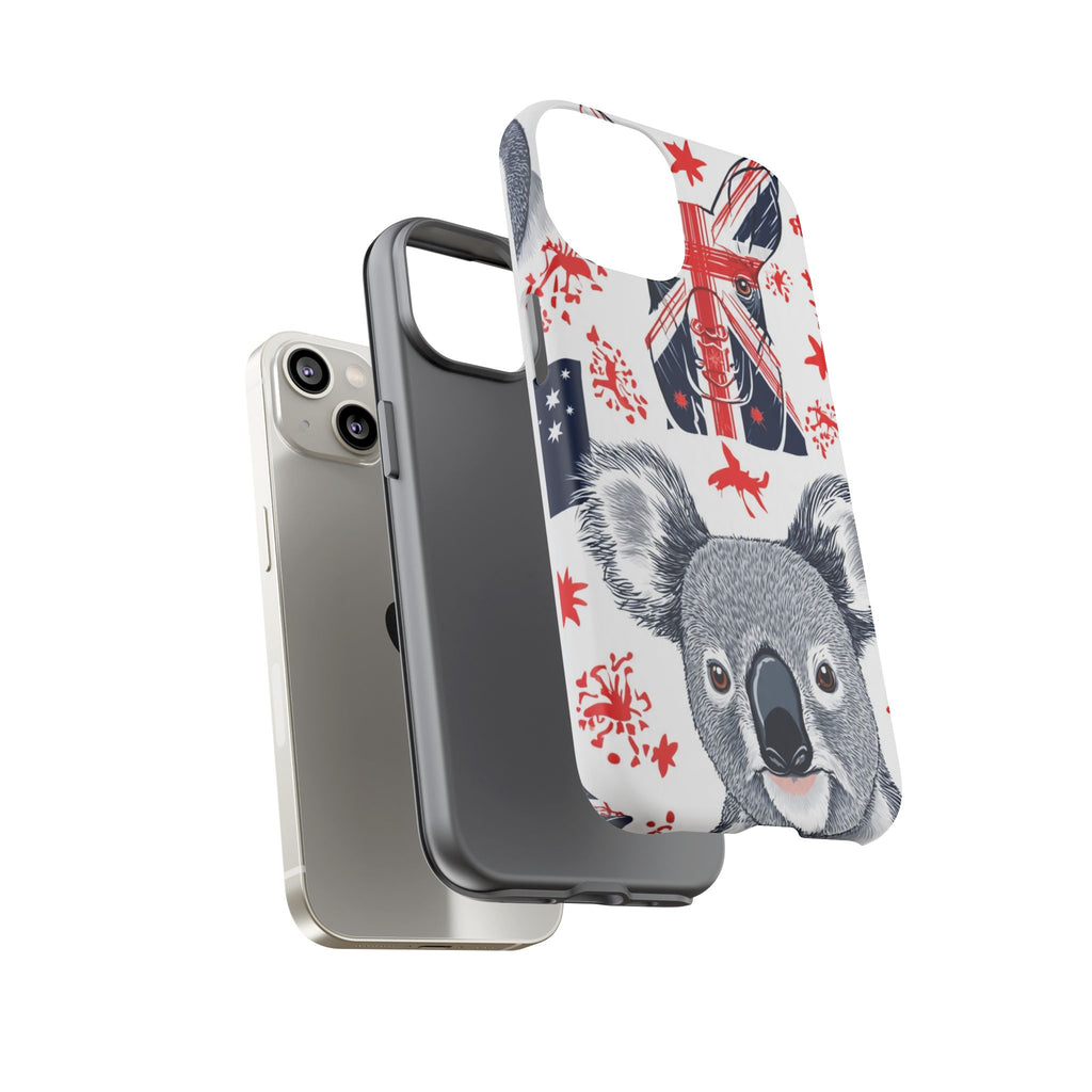 Koala Australia Flag Phone Case - Cute Aussie Animal Protective Case