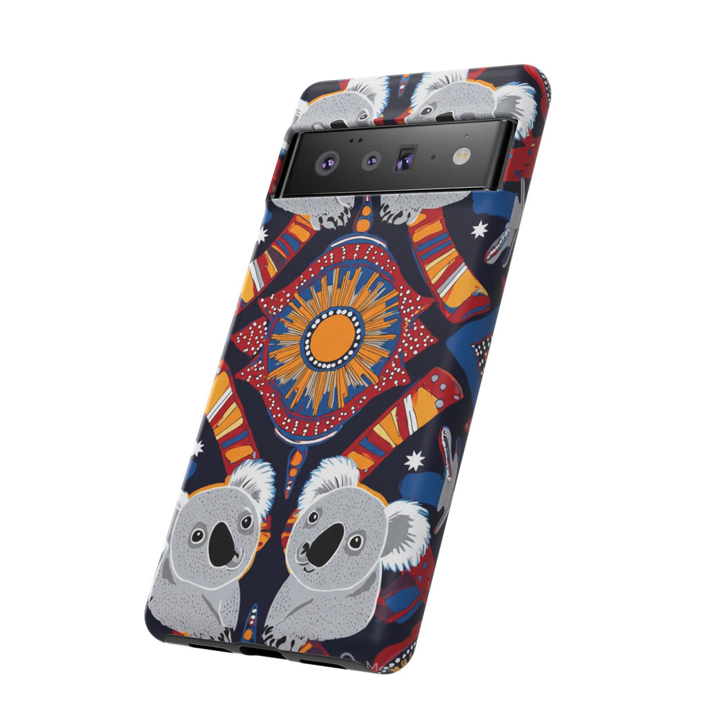 Koala Pattern Phone Case — Cute Indigenous-Inspired Design