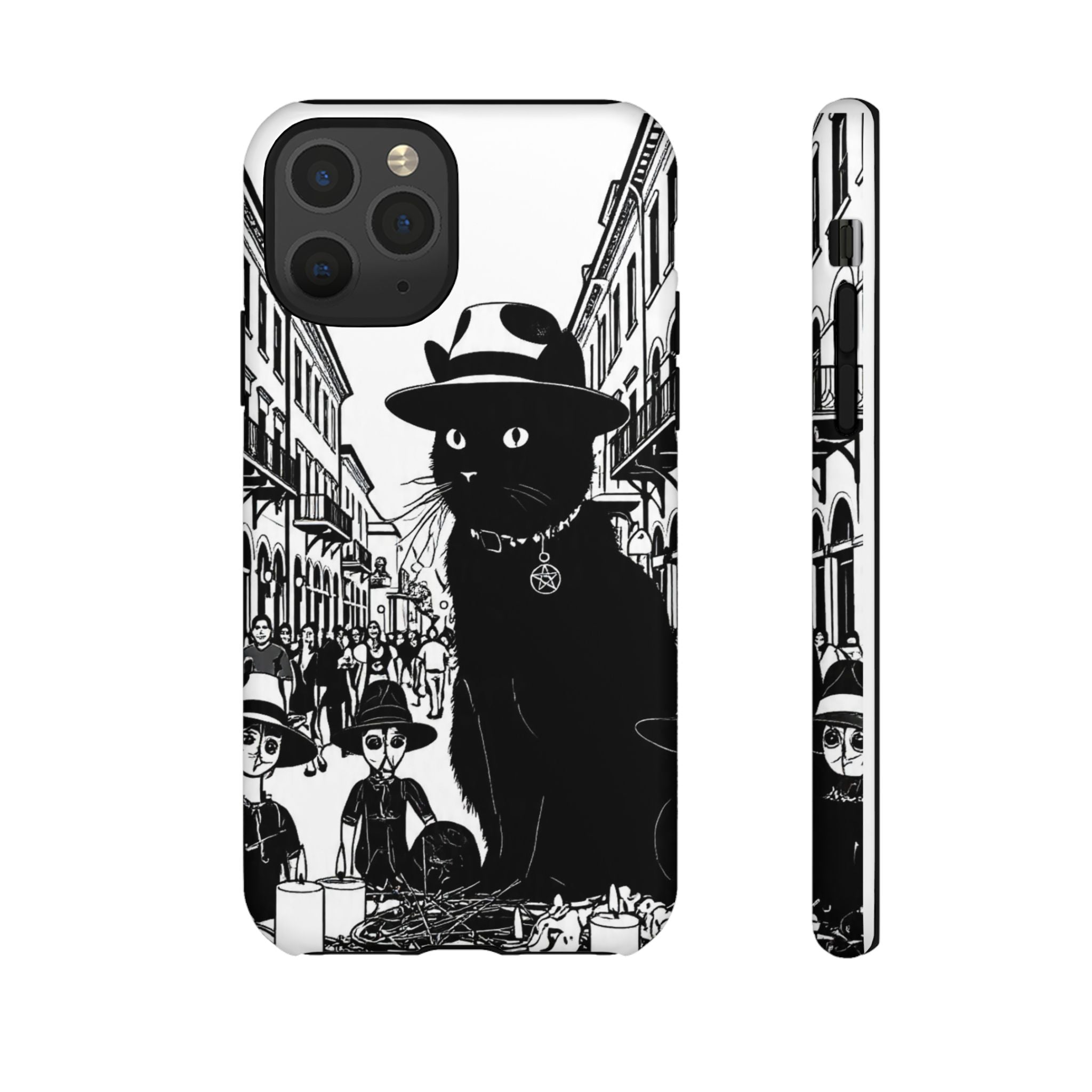 Phone Case — Noir Cat Street Art Design