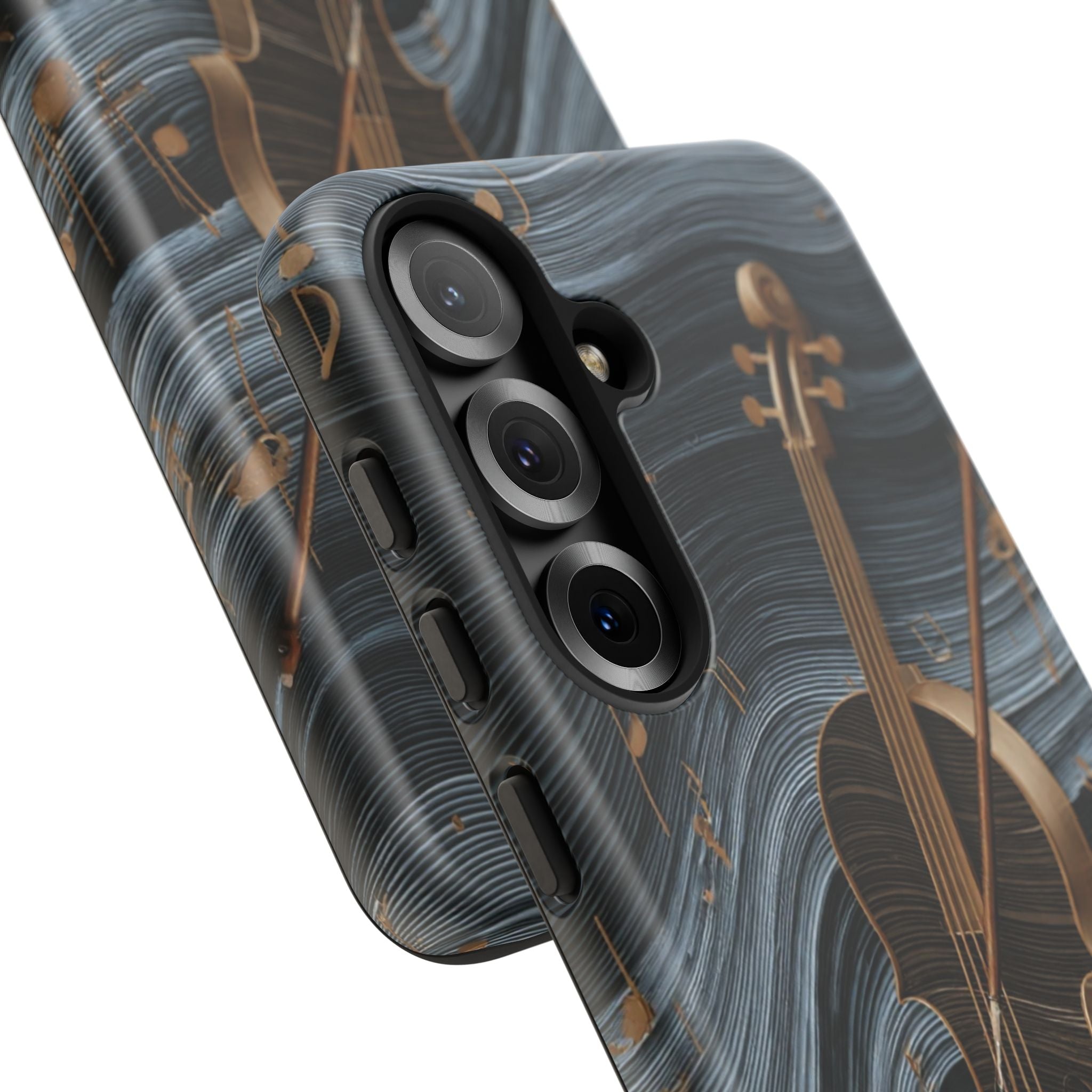 Violin Melody Tough Phone Case — Musical Instrument Art Protective Cover