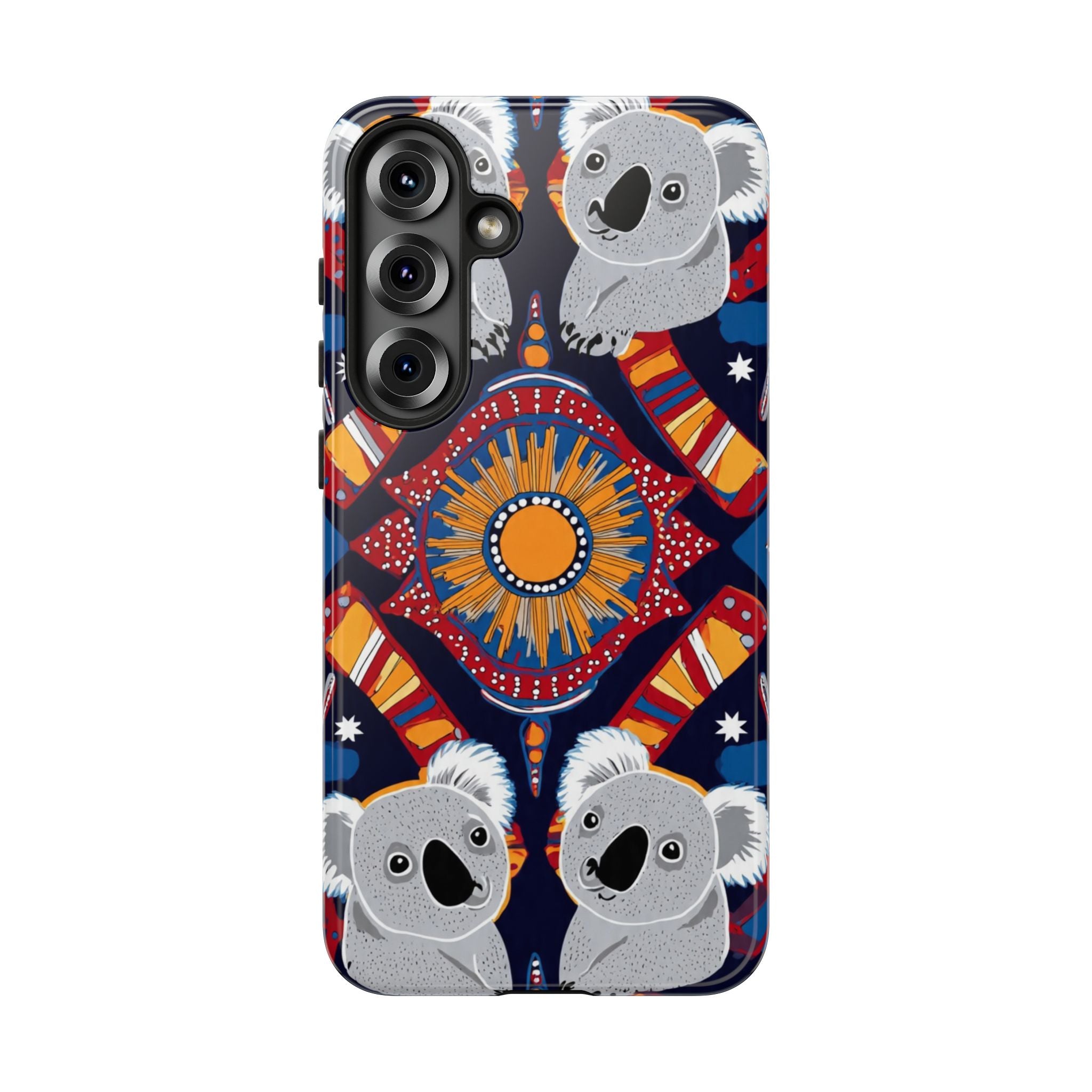 Koala Pattern Phone Case — Cute Indigenous-Inspired Design